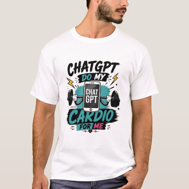 Camiseta Design de academia engraçado  (Frente)
