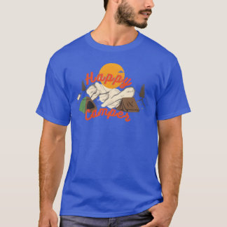 Camiseta Design de acampamento engraçado
