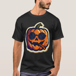 Camiseta Design de adesivo de charuto engraçado de Hallowee