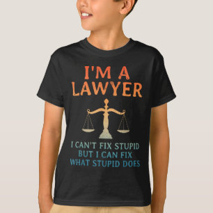Camiseta Design de Advogado Engraçado para Homens Mulheres 