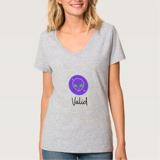 Camiseta Design de Alienígena válida