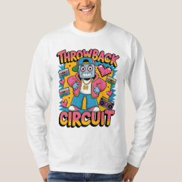 Camiseta Design de alto salto do robô retromotor dos anos 9