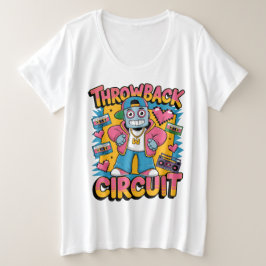 Camiseta Design de alto salto do robô retromotor dos anos 9