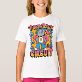 Camiseta Design de alto salto do robô retromotor dos anos 9