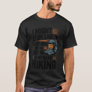 Camiseta Design de amante de caminhada engraçado para homen