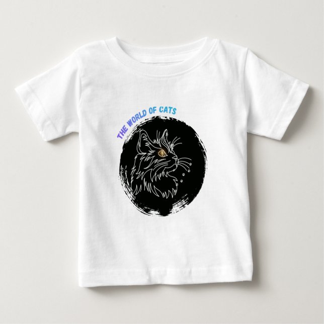 Camiseta Design de Amante de Gato Cortado (Frente)