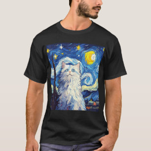 Camiseta Design de Amante de Gato Persa para Mãe e Pai de G