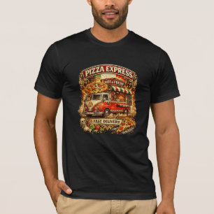Camiseta Design de Amante de Pizza Vintage – Fatia de Pizza
