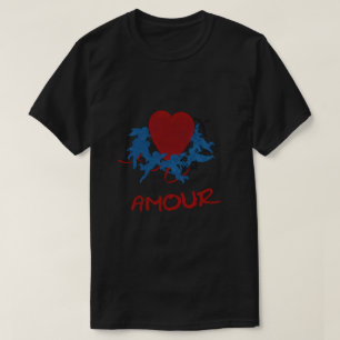 Camiseta Design de Amor Cherub Vintage Retro