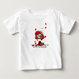 Camiseta Design de amor de beisebol fofo