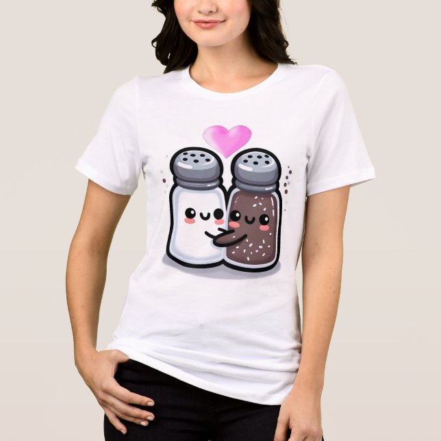 Camiseta Design de Amor de Sabor e Pimenta (Frente)