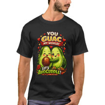 Design de amor fofo de abacate no Dia dos Namorado