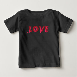 Camiseta Design de amor moderno, vibrante, legal, moderno