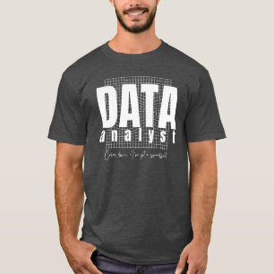 Camiseta Design de Analista de Dados - Tenho uma Planilha
