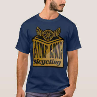 Camiseta Design de andando de bicicleta de escolha de edito