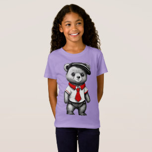 Camiseta Design de Animais de Corte da Escola Uniforme de U