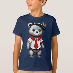 Camiseta Design de Animais de Corte da Escola Uniforme de U