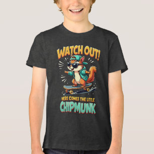 Camiseta 🐿️Design de Animais de Desenho Animado Fofo do Pe