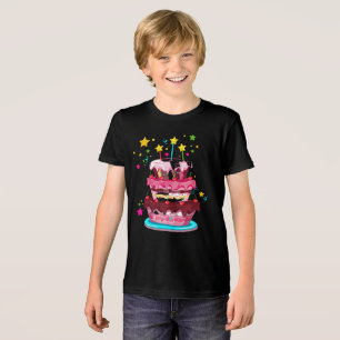 Camiseta Design de aniversário feliz
