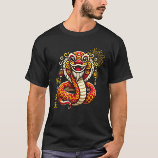 Camiseta Design de Ano Novo do Dragão Japonês Lunar 