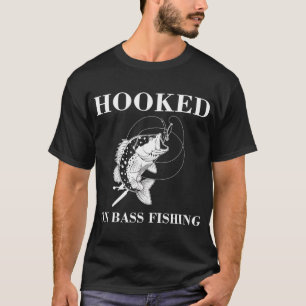 Camiseta design de anzol para pesca de robalo