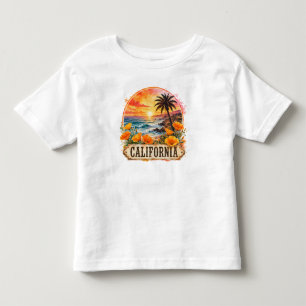 Camiseta Design de Aquarela Tropical de Flor da Praia da Ca