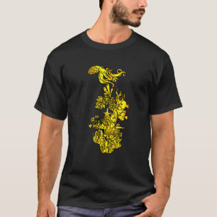 Camiseta Design de Aquário Tanque de Peixes Arte de Coral V