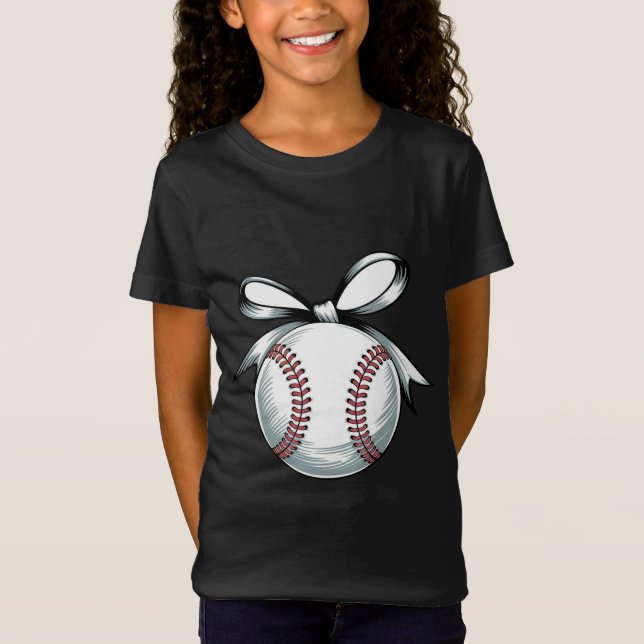 Camiseta Design de Arco de Ponta de Baseball (Frente)