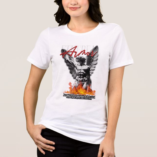 Camiseta design de armadura anjo étermer (Frente)