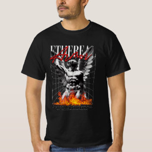 Camiseta design de armadura anjo étermer