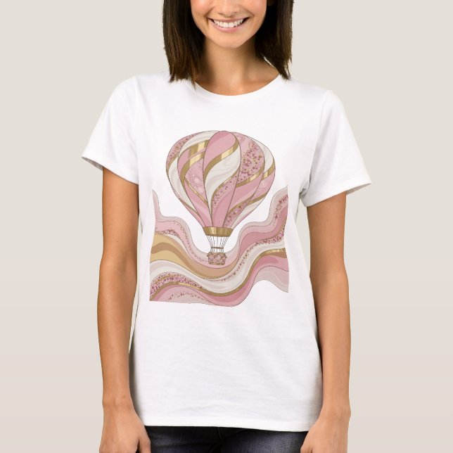 Camiseta Design de ARTE ABSTRATA Dynamic Gold (Frente)