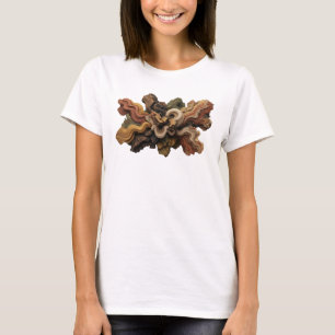 Camiseta Design de ARTE ABSTRATA Laranja Legal