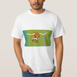 Camiseta design de arte de vaca colorida