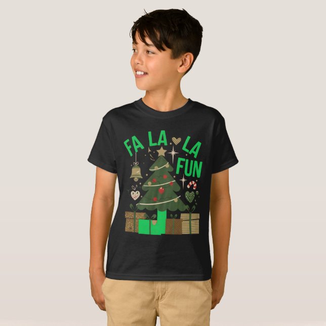 Camiseta Design de Arte Digital Fa La Fun (Frente Completa)