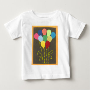 Camiseta Design de Arte Gráfica dos Balões de Aniversário C