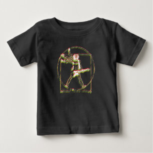 Camiseta Design de Arte para Guitarra Vitruviana Rocker