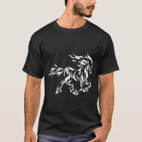 Design de Arte Tribal Flaming - Negrito e feroz