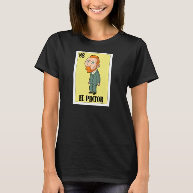 Camiseta Design de Artes Espanholas Bingo El Pintor (Frente)