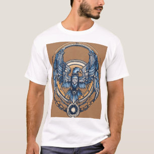 Camiseta design de asa abstrato