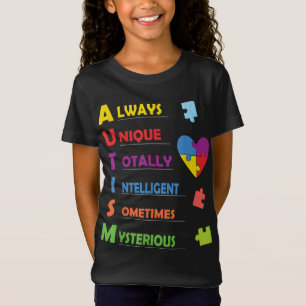 Camiseta Design de ASD colorido para pais orgulhosos de um
