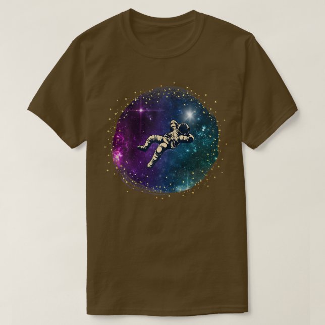 Camiseta Design de astronauta espacial (Frente do Design)
