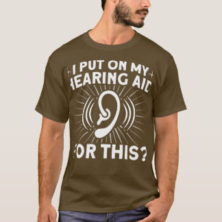 Camiseta Design de Audiência para Linguagem de Sinais