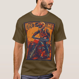 Camiseta Design de Aventura de Bike Esporte
