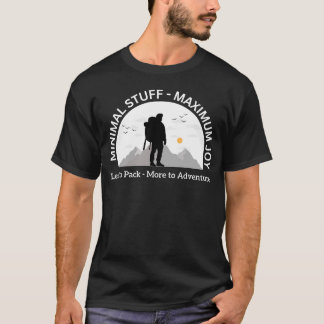 Camiseta Design de Aventura Minimalista no Exterior
