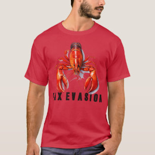 Camiseta Design de Aviso de Evasão Fiscal