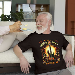Camiseta Design de Baixistas Vintage do Avô