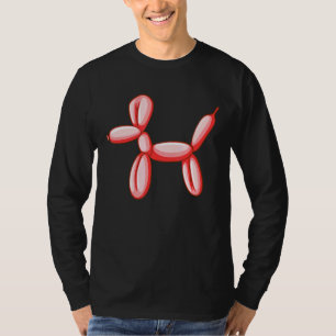 Camiseta Design de Balão Simples Cachorro