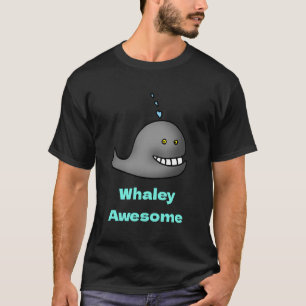 Camiseta Design de Baleia Engraçada e Incrível com Trocadil