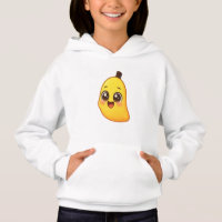 Design de Banana Kawaii Fofa para Crianças