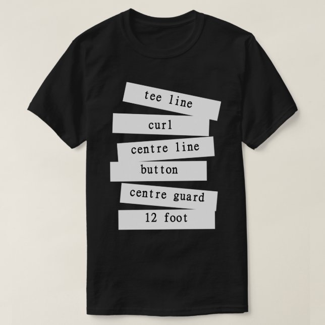 Camiseta Design de banda moderna em curva (Frente do Design)